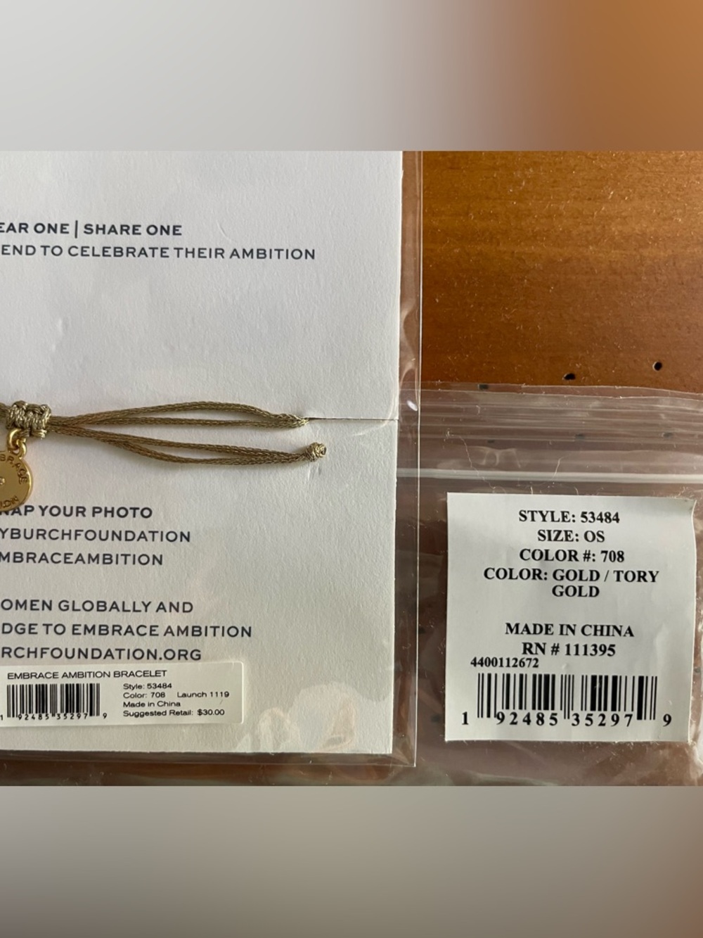 Tory Burch EMBRACE AMBITION BRACELET in Gold/Tory Gold - Picture 9 of 12